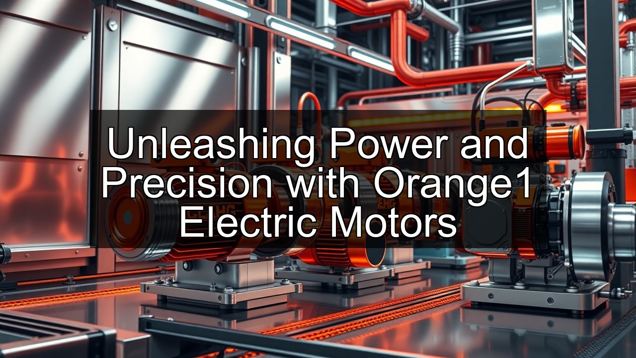brushless servomotor motor electric motors orange1 engineering
